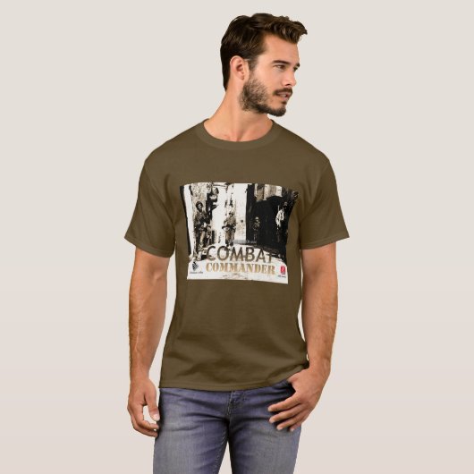 Combat-commandant T-shirt (Voorkant volledig)