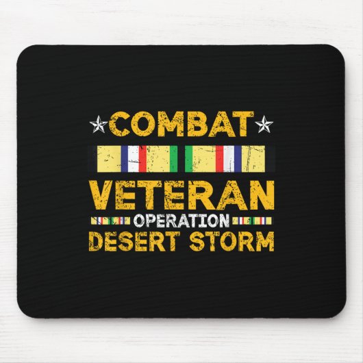 Combat Desert Storm Veteran Persian War Service (R Muismat (Voorkant)