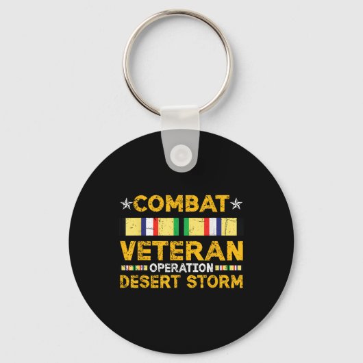 Combat Desert Storm Veteran Persian War Service (R Sleutelhanger (Voorkant)