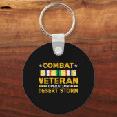 Combat Desert Storm Veteran Persian War Service (R Sleutelhanger (Voorkant)