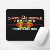 Combat Engineer 12B OEF OIF Muismat (Met muis)