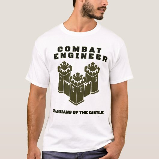 Combat Engineer Castle Guardians T‑Shirt T-shirt (Voorkant)