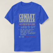 Combat Engineer Dictionary Term  T-shirt (Design voorkant)