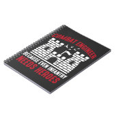 Combat Engineer Hero Army Engineering Infanterie Notitieboek (Linkerzijde)