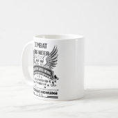 Combat Engineer Mok Gifts Coffee Cup Mannen Vrouwe (Voorkant links)