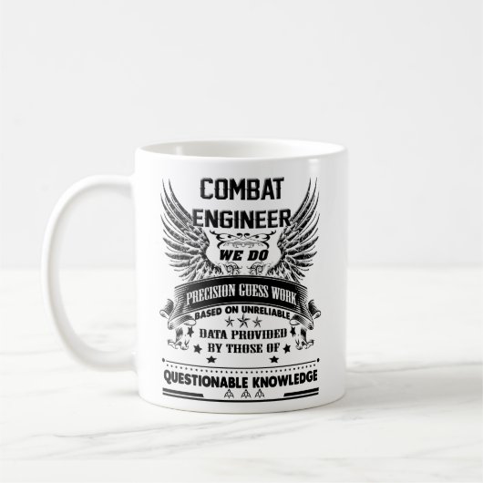 Combat Engineer Mok Gifts Coffee Cup Mannen Vrouwe (Links)