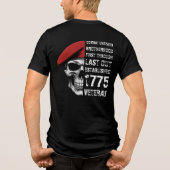 Combat Engineer Sapper Castle Tactische Crest Tri-Blend Shirt (Achterkant)
