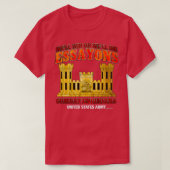 Combat Engineers Essayons T-shirt (Design voorkant)