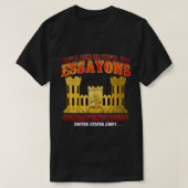 Combat Engineers Essayons T-Shirt (Design voorkant)