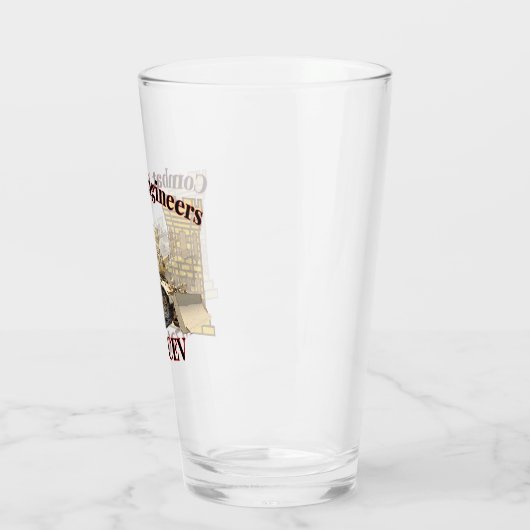 Combat Engineers M728 CEV Pint Glas (Links)