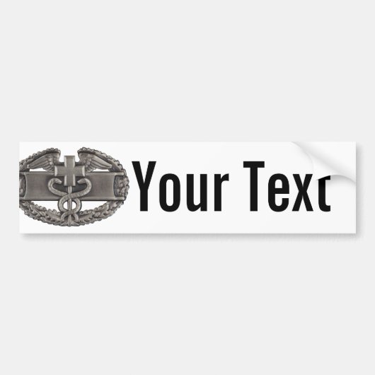 Combat Field Medical Badge (CFMB) Bumpersticker (Voorkant)