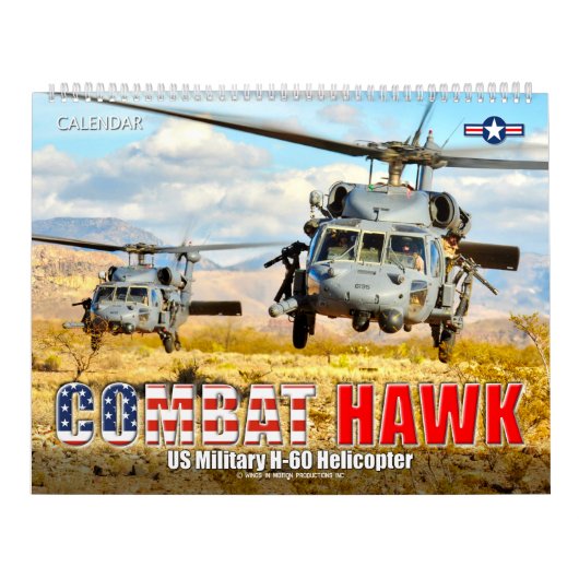 COMBAT HAWK - Amerikaanse militaire H-60 helikopte Kalender (Hoes)