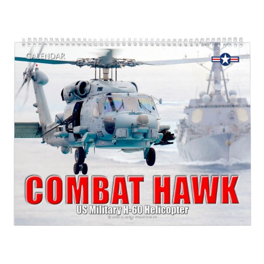 COMBAT HAWK - Amerikaanse militaire H-60 helikopte Kalender (Hoes)