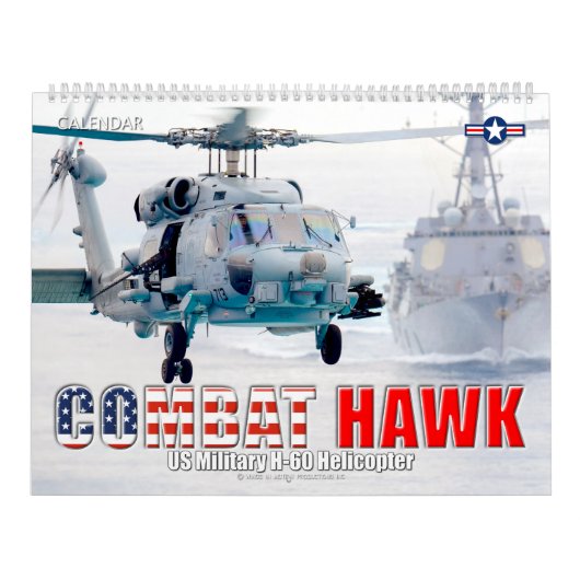 COMBAT HAWK - Amerikaanse militaire H-60 helikopte Kalender (Hoes)