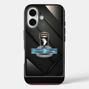 Combat Infanterie Badge 101st Airborne Divisie iPhone 16 Hoesje