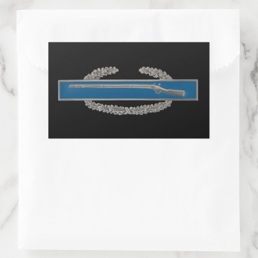 Combat Infanteriebadge (CIB) Rechthoekige Sticker (Tas)