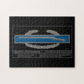Combat Infanteriebadge Technical Legpuzzel (Horizontaal)