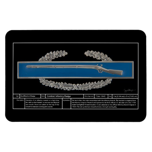 Combat Infanteriebadge Technical Magneet (Horizontaal)