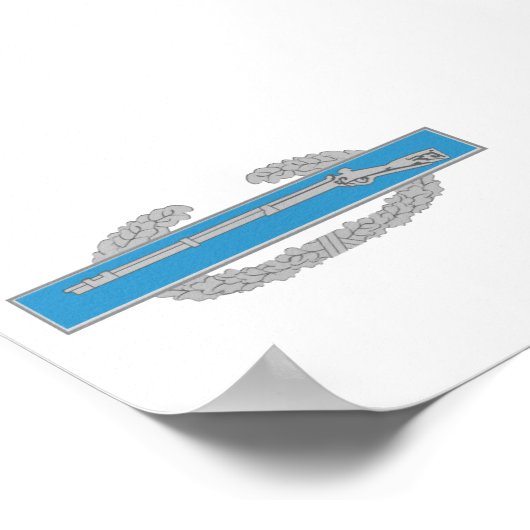 Combat Infantry Badge Poster (Hoek)