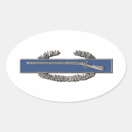 Combat Infantry Badge sticker (Voorkant)