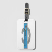 Combat Infantryman Badge CIB Army Veteran Bagagelabel (Voorkant (verticaal))