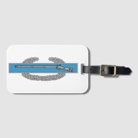 Combat Infantryman Badge CIB Army Veteran Bagagelabel (Voorkant (horizontaal))