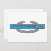 Combat Infantryman Badge CIB Army Veteran Briefkaart (Voorkant / Achterkant)