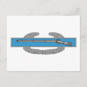 Combat Infantryman Badge CIB Army Veteran Briefkaart