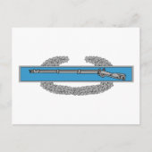 Combat Infantryman Badge CIB Army Veteran Briefkaart (Voorkant)