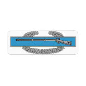 Combat Infantryman Badge CIB Army Veteran Etiket (Voorkant)