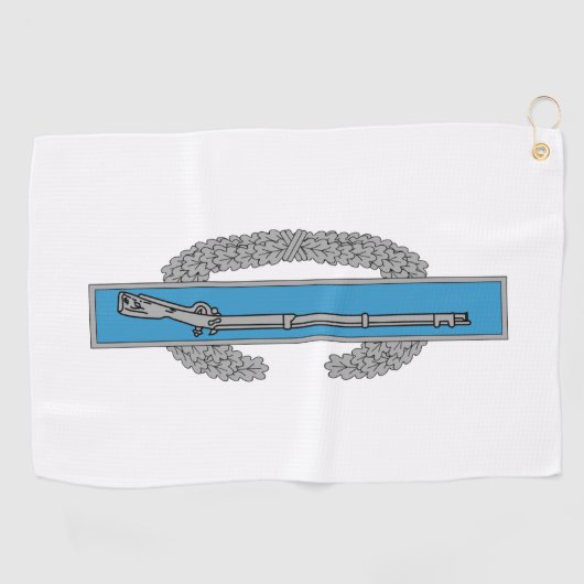 Combat Infantryman Badge CIB Army Veteran Golfhanddoek (Horizontaal)