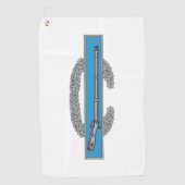 Combat Infantryman Badge CIB Army Veteran Golfhanddoek (Voorkant)