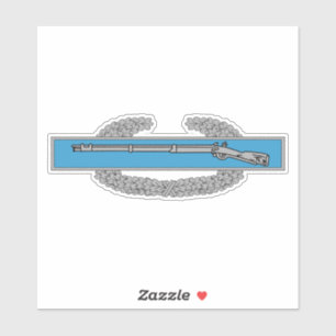 Combat Infantryman Badge CIB Army Veteran Sticker