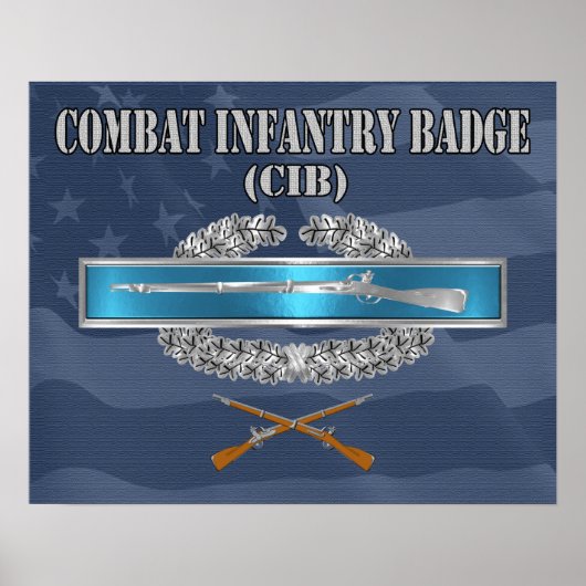 Combat Infantryman Badge (CIB) Poster (Voorkant)