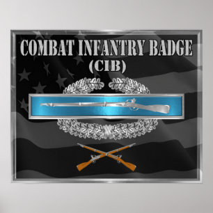 Combat Infantryman Badge (CIB) Poster