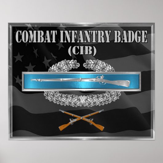 Combat Infantryman Badge (CIB) Poster (Voorkant)