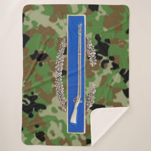 COMBAT INFRANTRYMAN'S BADGE (CIB) SHERPA DEKEN (Voorkant)