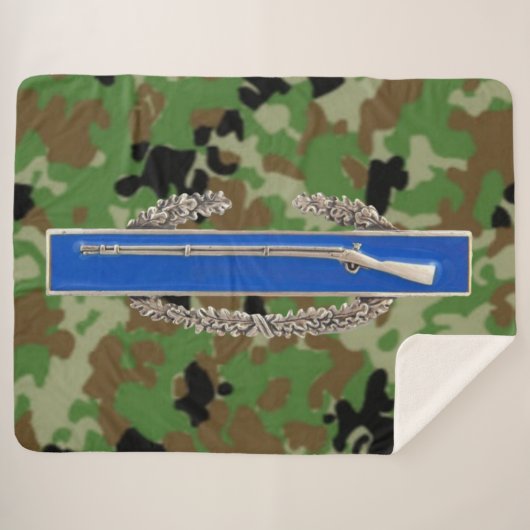 COMBAT INFRANTRYMAN'S BADGE (CIB) SHERPA DEKEN (Voorkant (horizontaal))