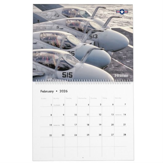 COMBAT INTRUDER - A-6 indringer Kalender (Feb 2026)