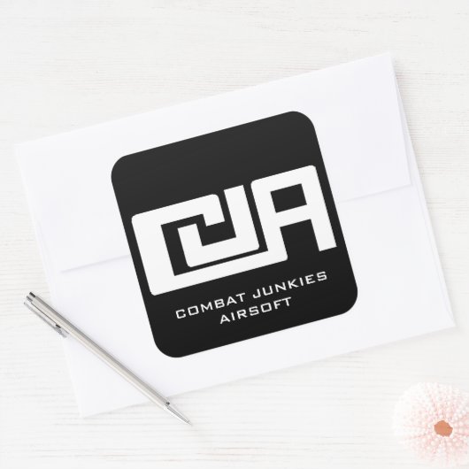 Combat Junkies Airsoft sticker (Envelop)
