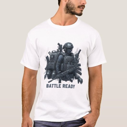 Combat Loadout FPS T-shirt (Voorkant)
