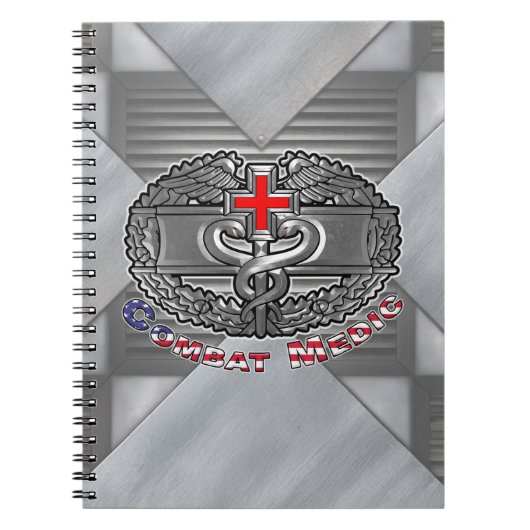 Combat Medic Badge Notitieboek (Voorkant)