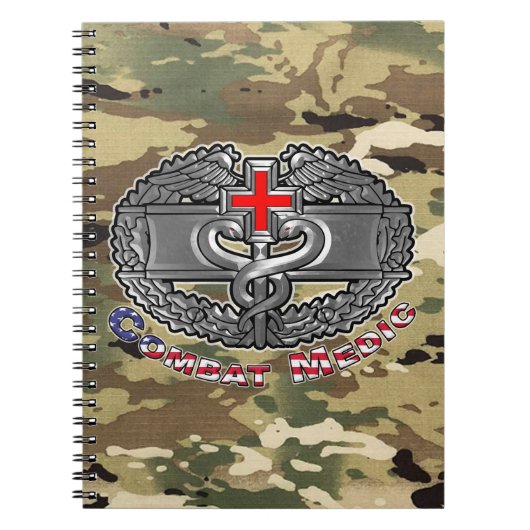 Combat Medic Badge Notitieboek (Voorkant)