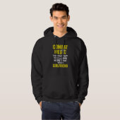 Combat Medic Guy Vriendin VS Amerikaanse Militaire Hoodie (Voorkant volledig)