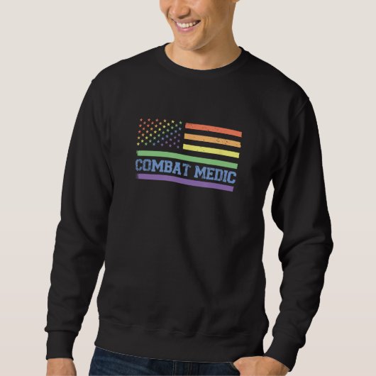 Combat Medic - Veteran Lesbian Gay Pride 4th of Ju Trui (Voorkant)