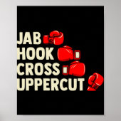 Combat over gemengde huwelijken - Jab Hook Cross U Poster (Voorkant)