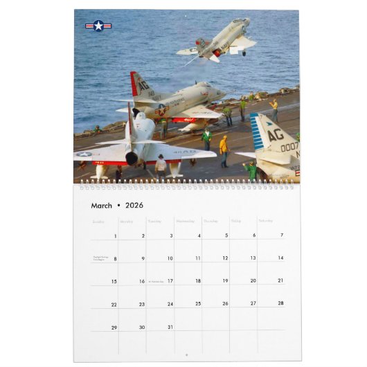 COMBAT PHANTOM - AMERIKAANSE MILITAIRE F-4 PHANTOM KALENDER (Mar 2026)