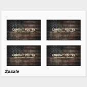 Combat Poetry Stickers (Vel)
