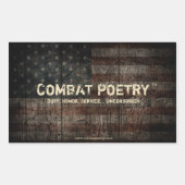 Combat Poetry Stickers (Voorkant)