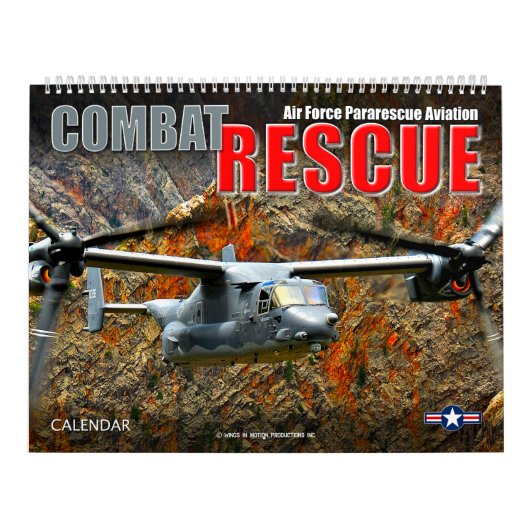 COMBAT RESCUE - Pararescue Luchtvaart Kalender (Hoes)